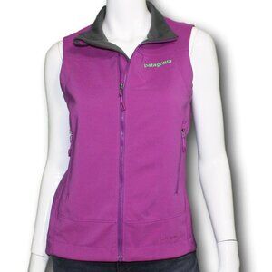 Patagonia W's Adze Vest Ikat Purple Polartec Windbloc Sz XS LN